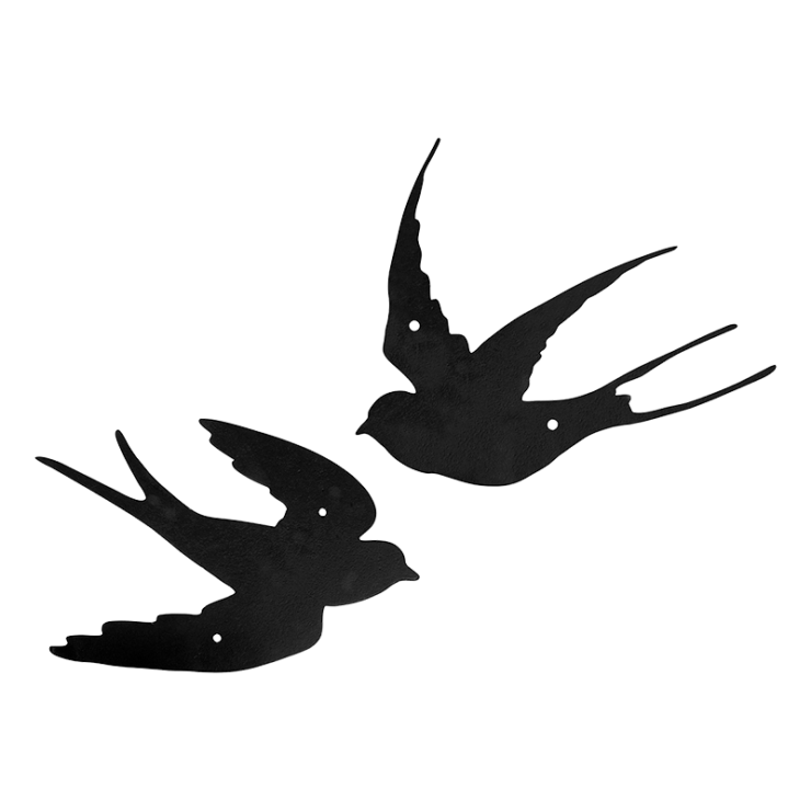 esschert design Muurdecoratie zwaluw
