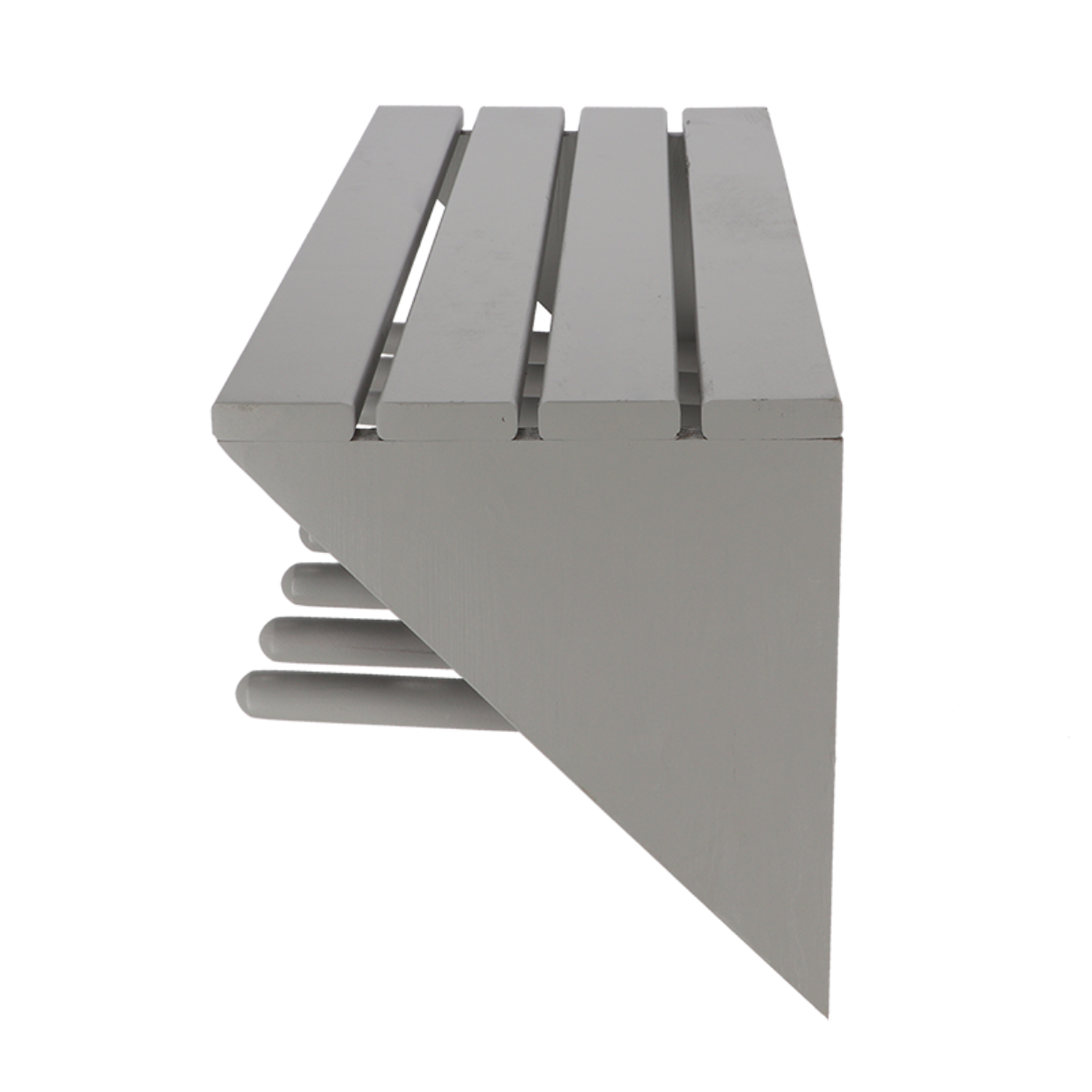 Esschert Design Muurlaarzenrek Grijs