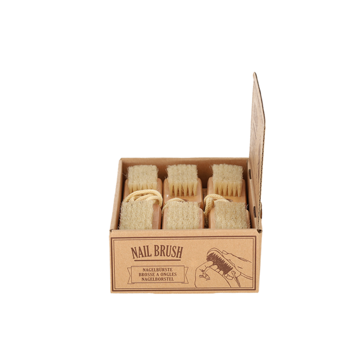 Esschert Design Nagelborstel Aan Touw