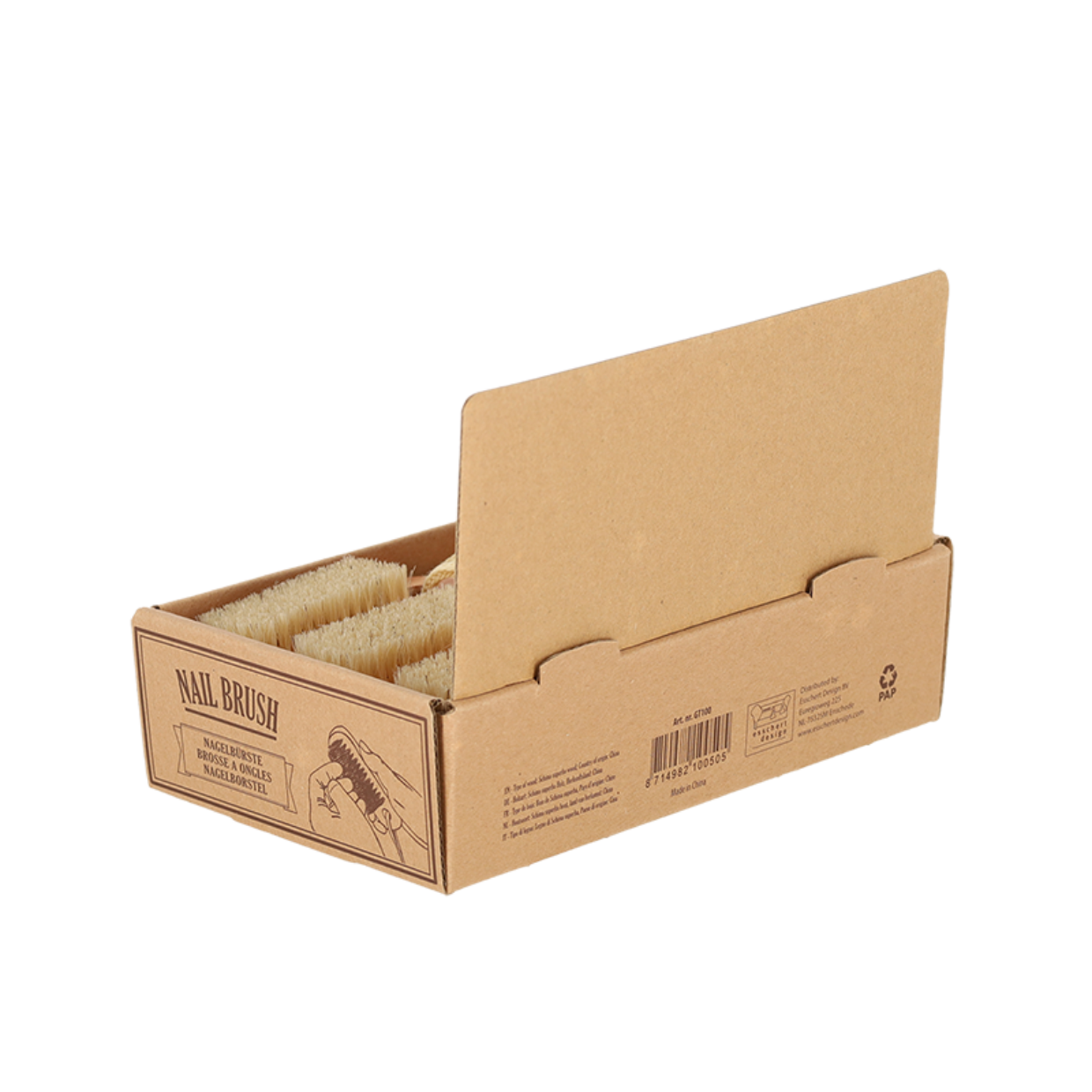 Esschert Design Nagelborstel Aan Touw