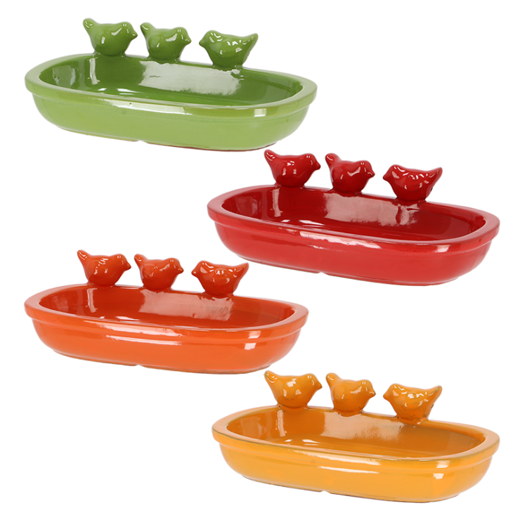 esschert design Natuurtinten vogelbad