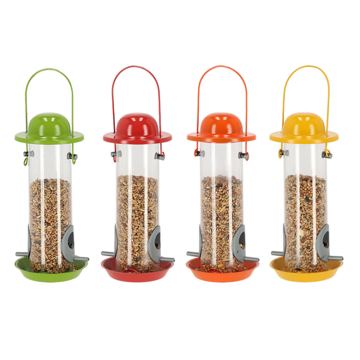 esschert design Natuurtinten vogelvoerdersilo