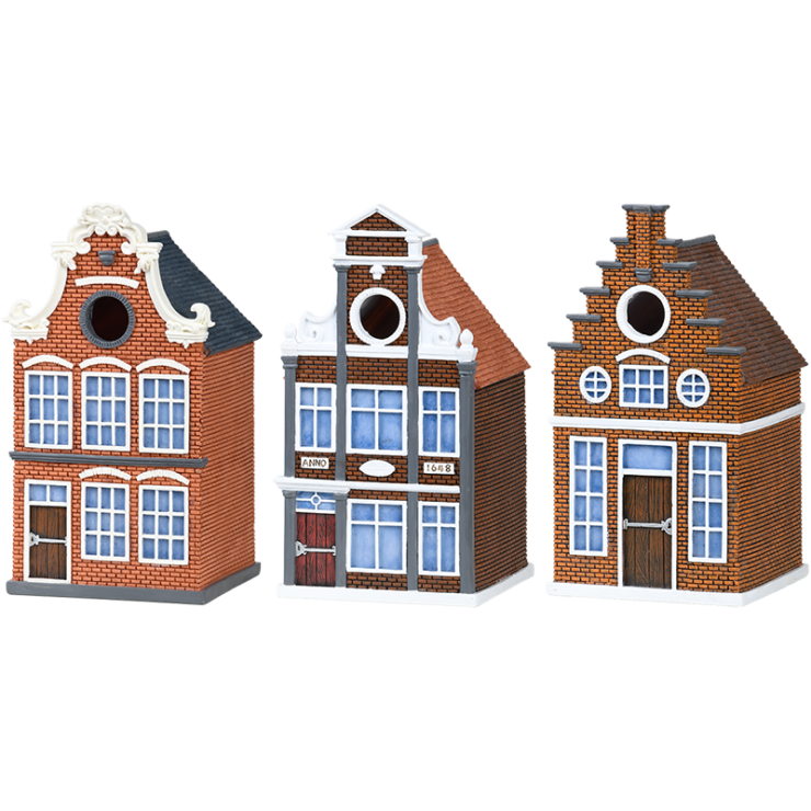 esschert design Nestkast gevelhuis