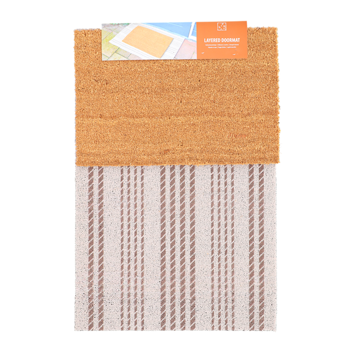 Esschert Design Onderdeurmat Set Ruitpatroon