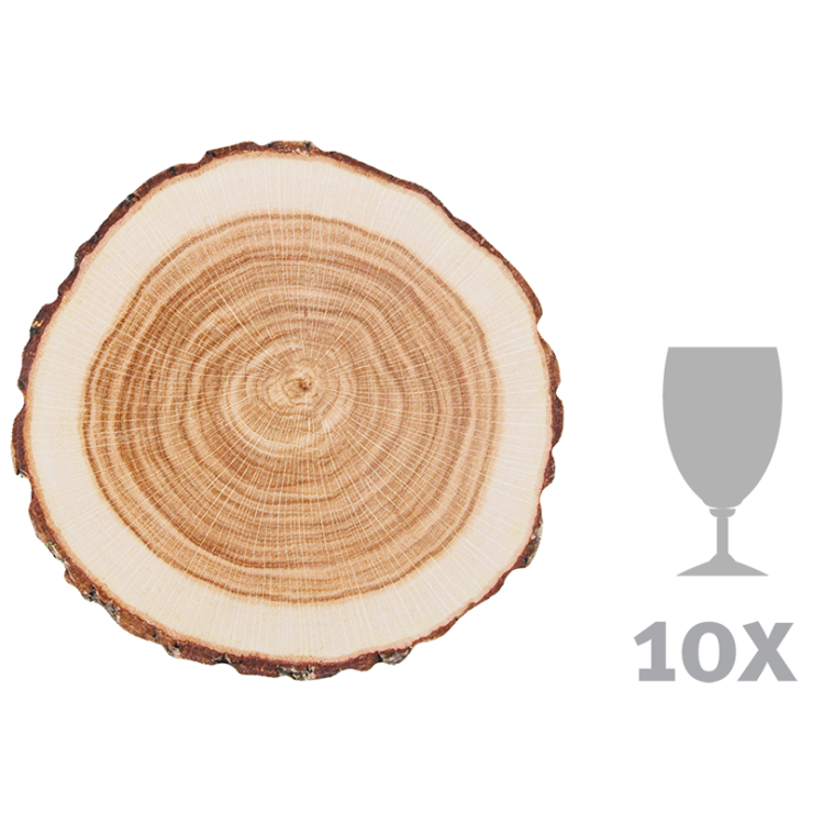 esschert design Onderzetter karton boom set/10