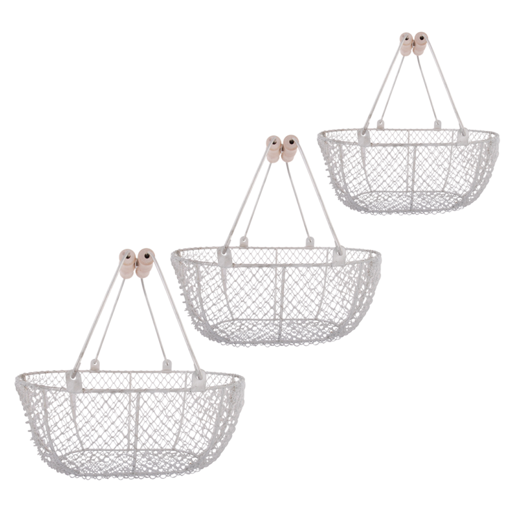 esschert design Oogstmand set van 3