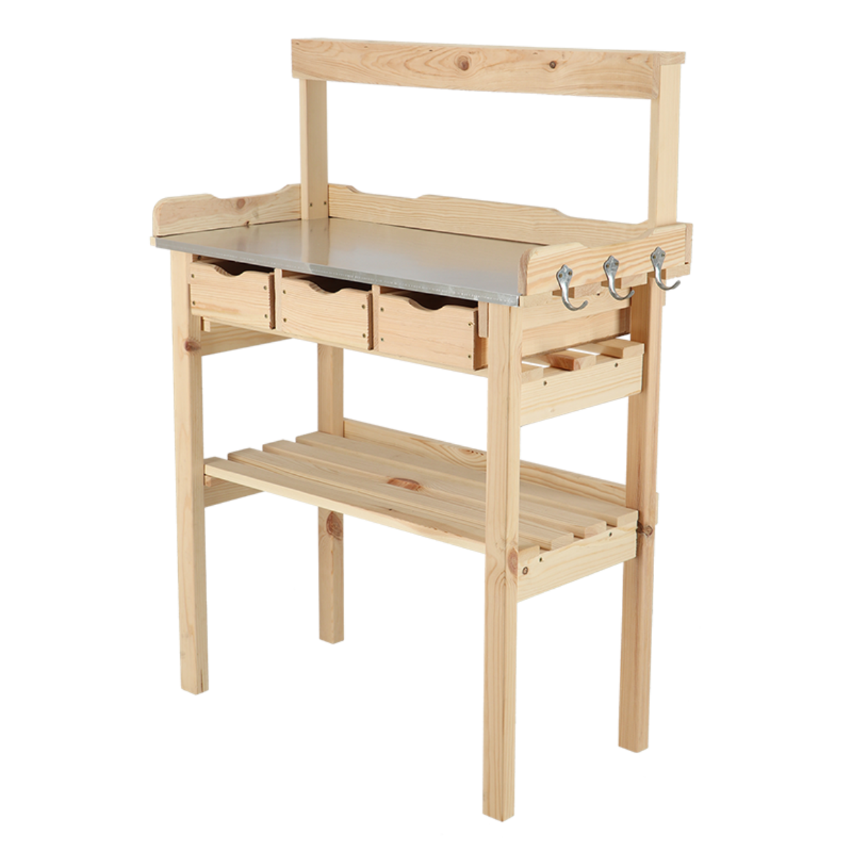 Esschert Design Oppottafel Met Opzetstuk Blank