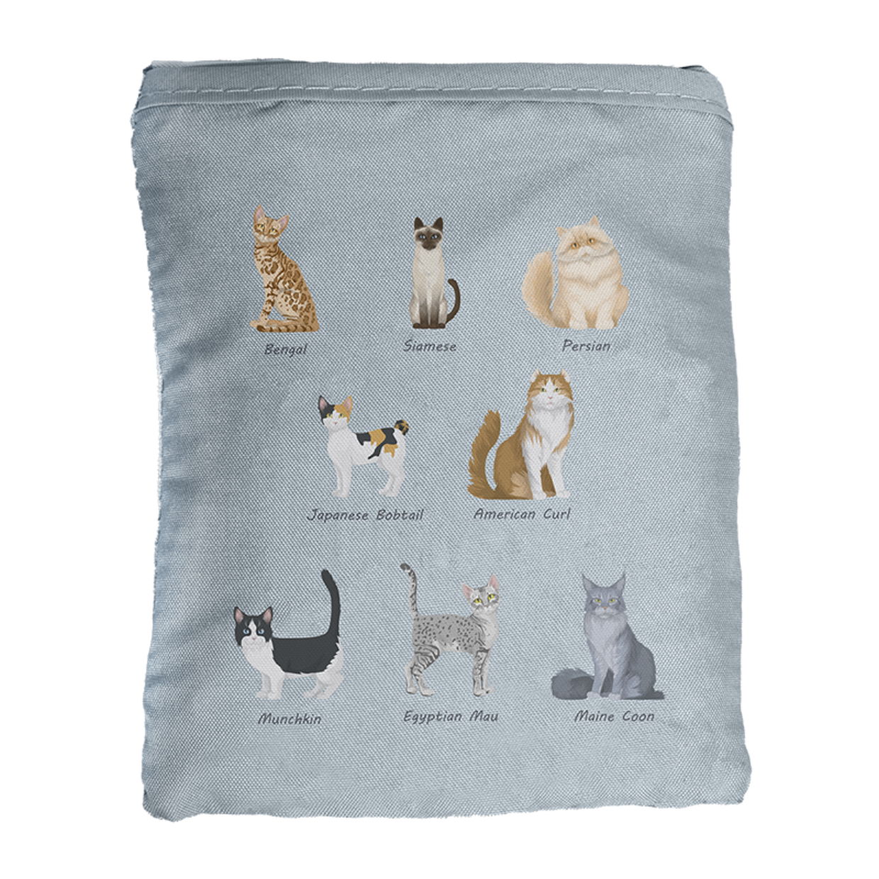 Esschert Design Opvouwbare Tas Kattenrassen