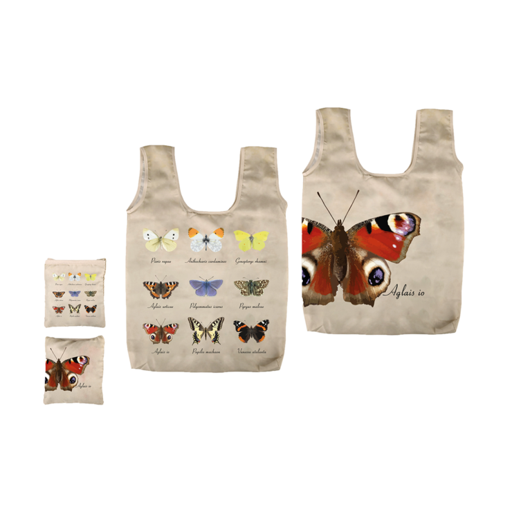 esschert design Opvouwbare tas vlinders
