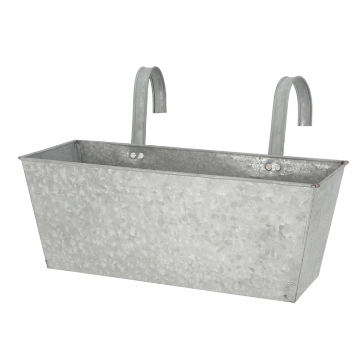 esschert design Oud zink balkonbak