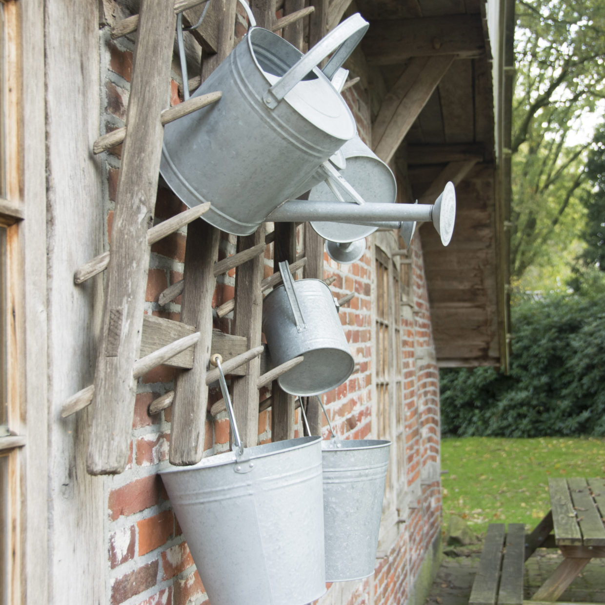 Esschert Design Oud Zink Emmer 5 Lt