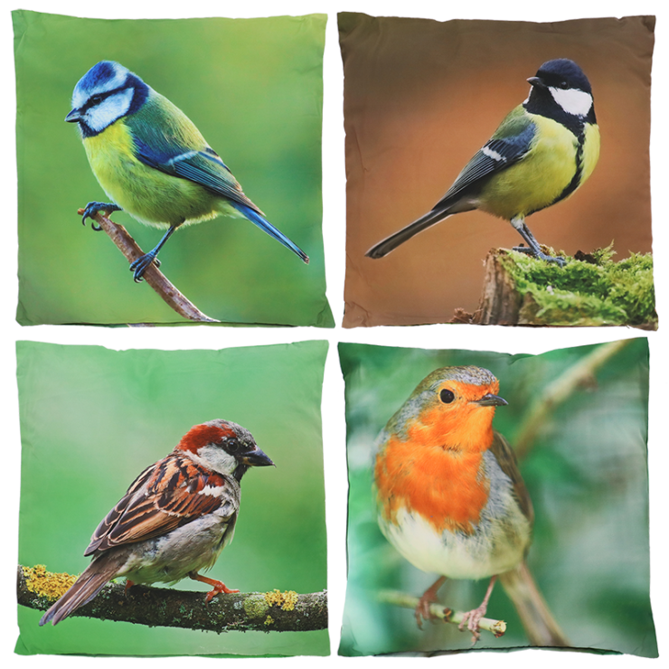 esschert design Outdoorkussen vogel L