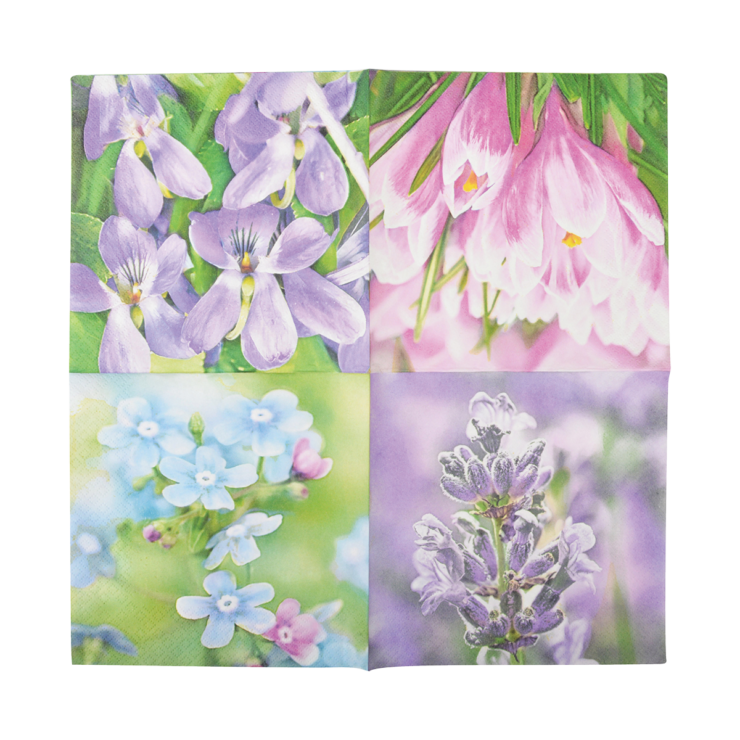 esschert design Papieren servetten bloemen