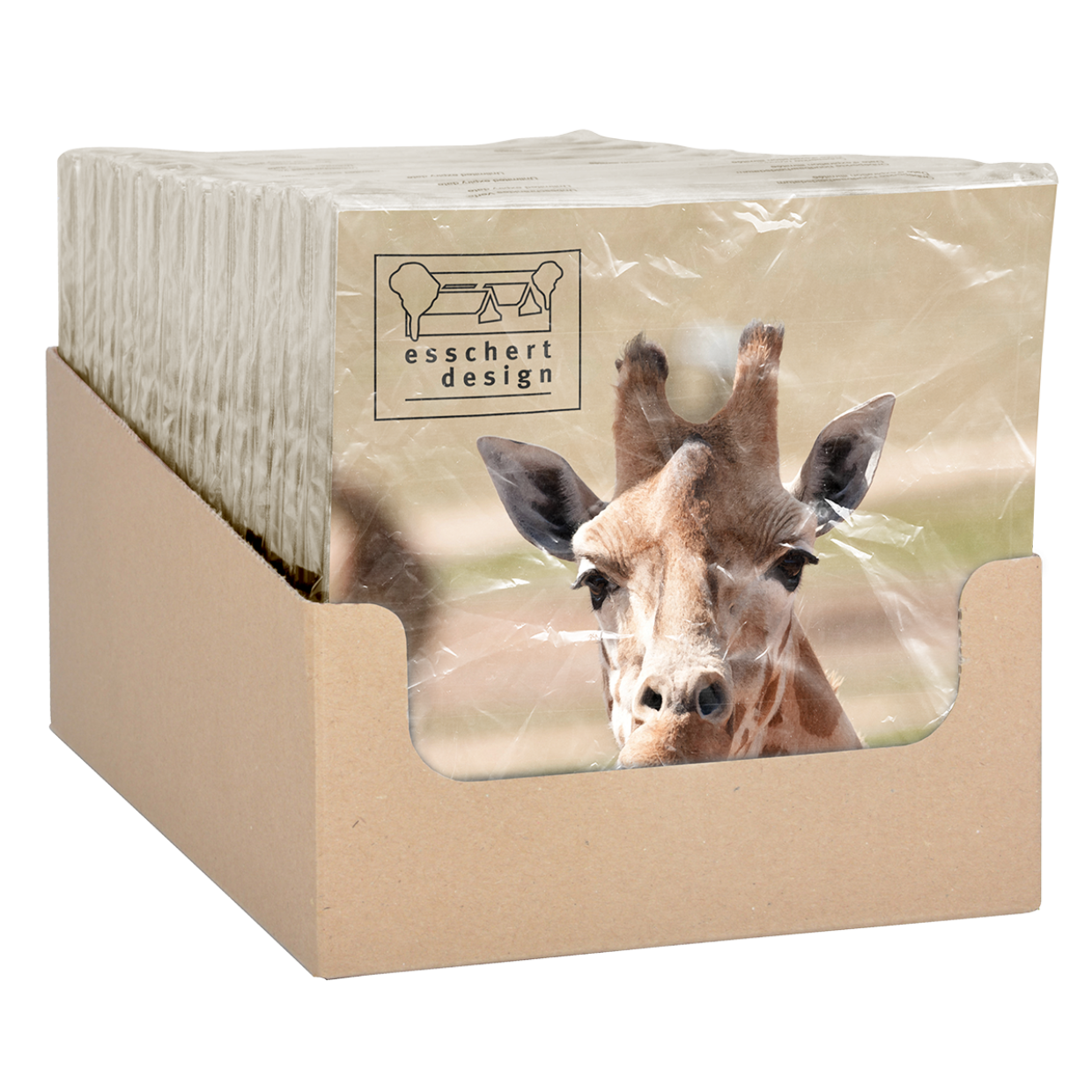 Esschert Design Papieren Servetten Giraf 33x33cm