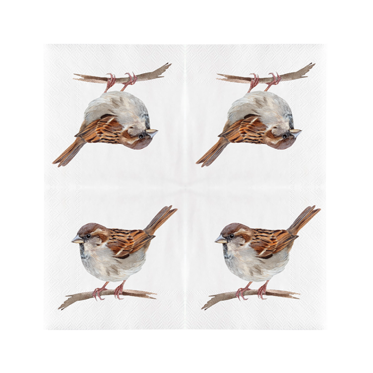 esschert design Papieren servetten huismus 33x33cm