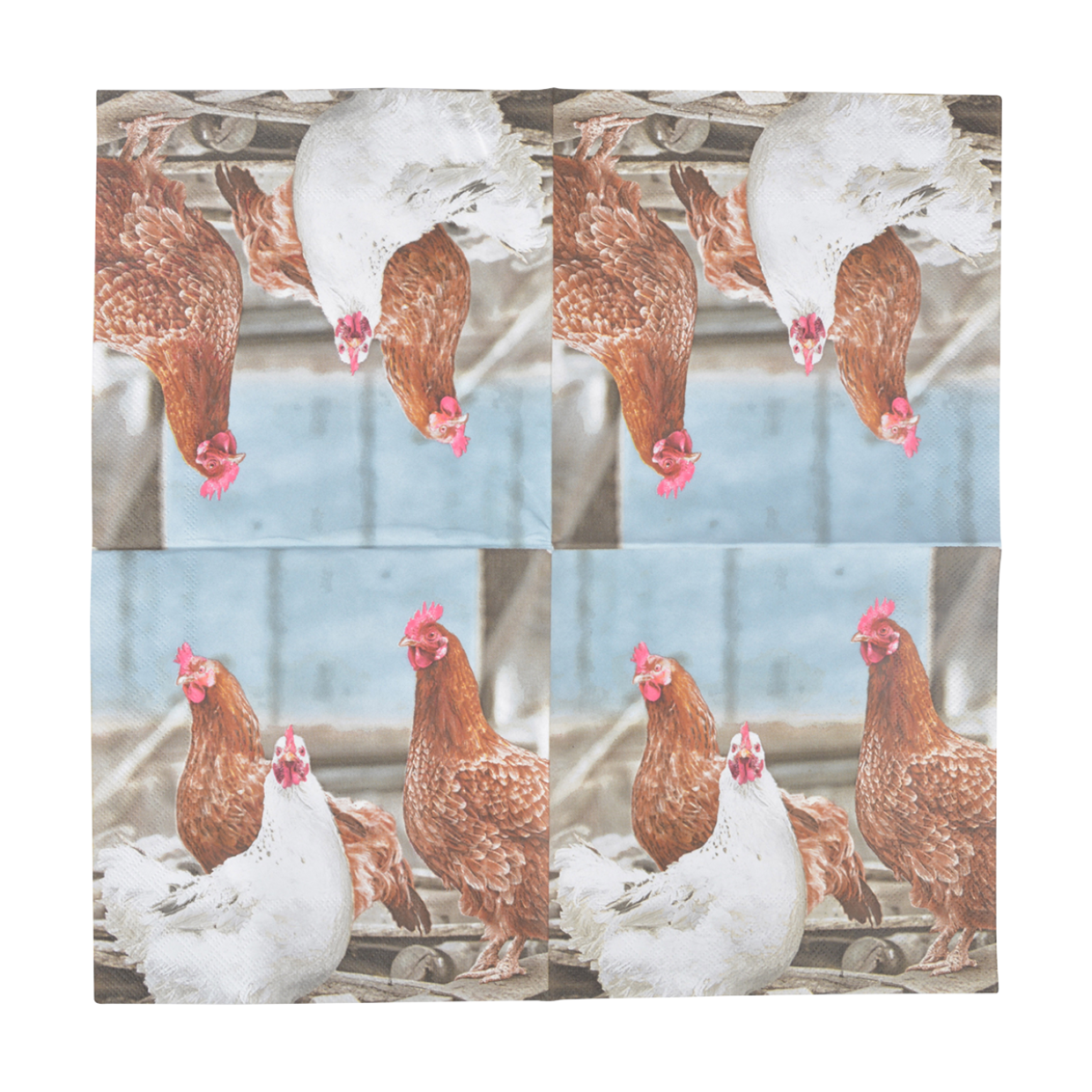 Esschert Design Papieren Servetten Kip 33x33cm