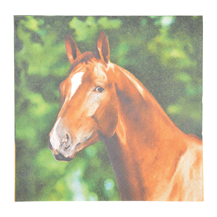 esschert design Papieren servetten paard 33x33cm