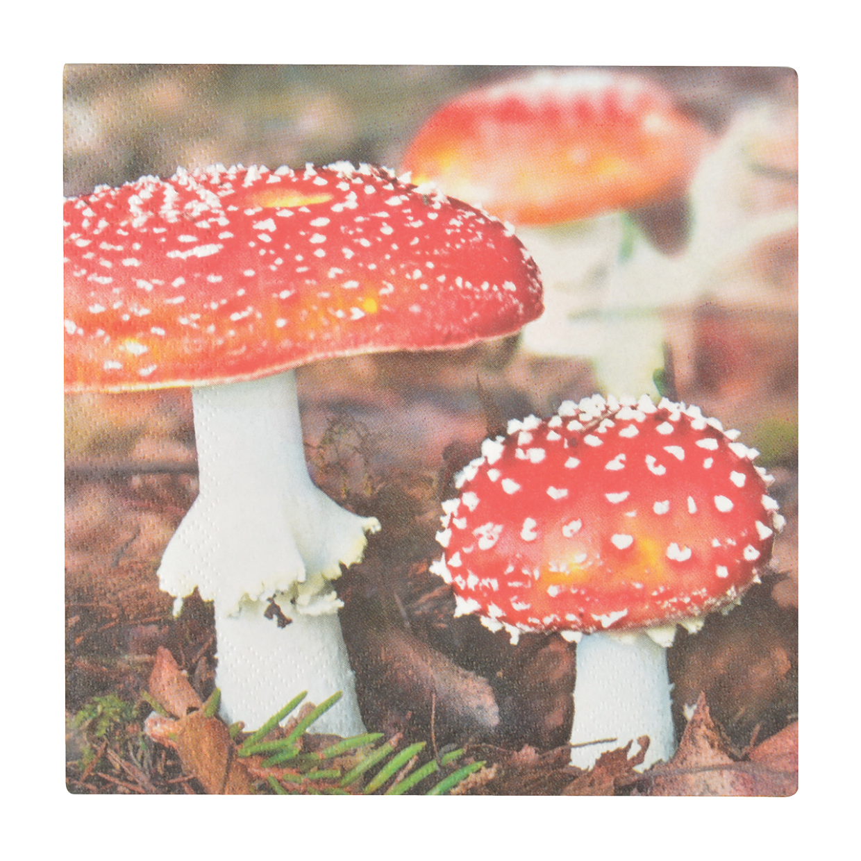 Esschert Design Papieren Servetten Paddestoel/blad