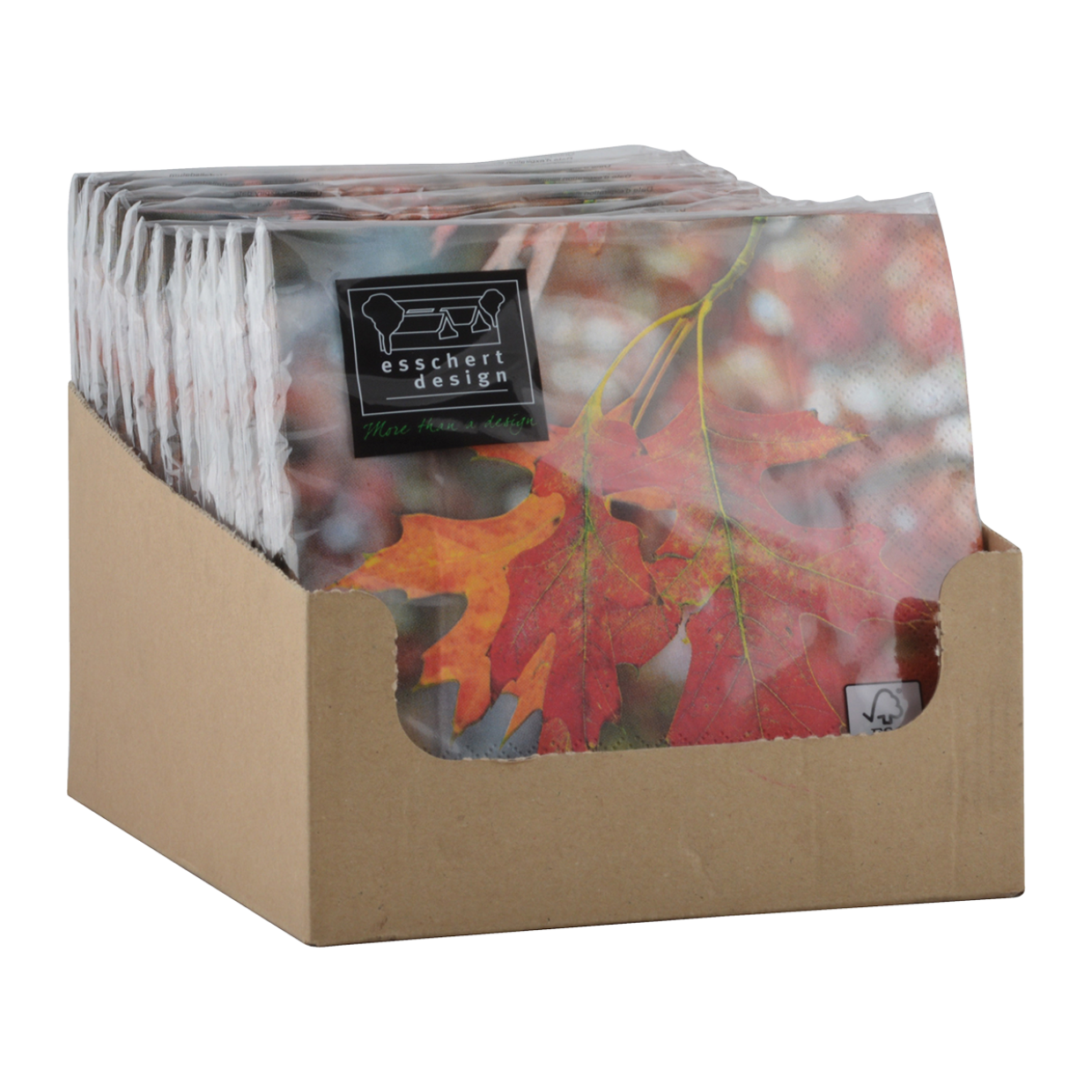 Esschert Design Papieren Servetten Paddestoel/blad