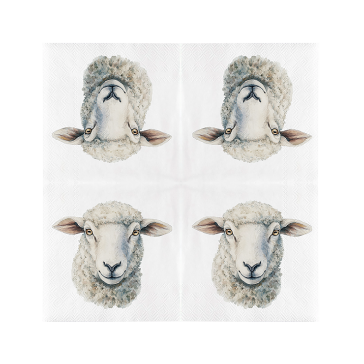 esschert design Papieren servetten schaap 33x33cm
