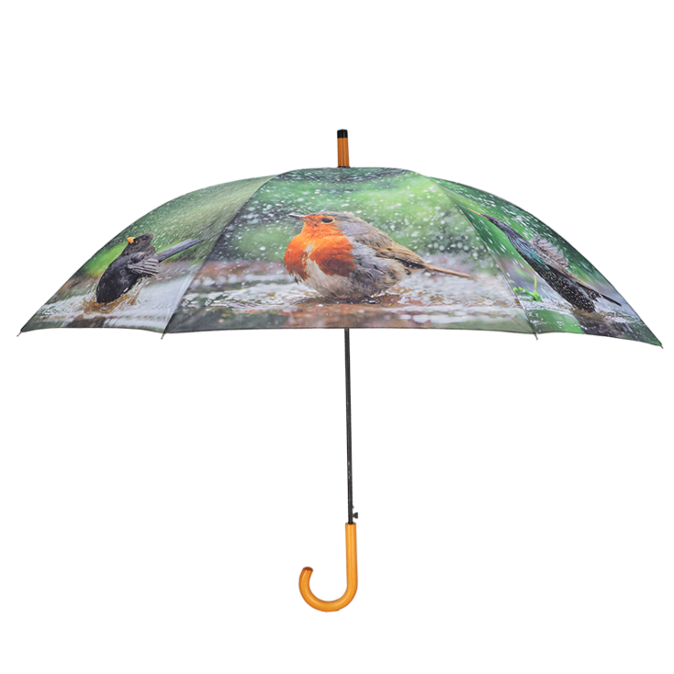 esschert design Paraplu badende vogels