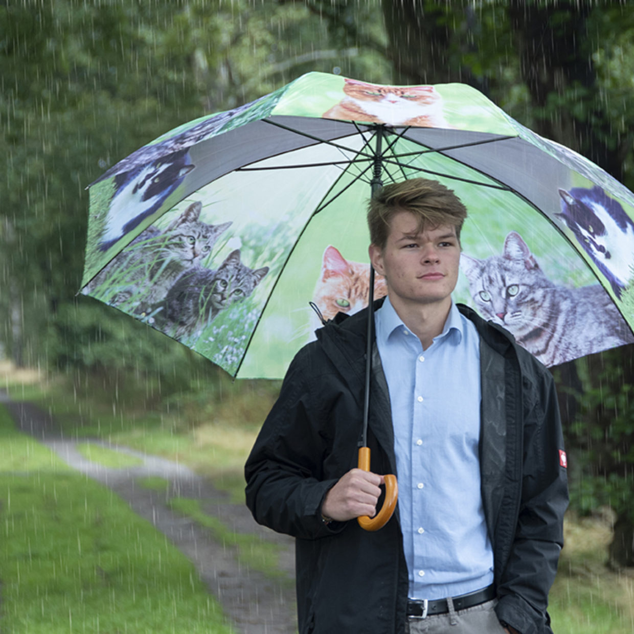 Esschert Design Paraplu Poezen