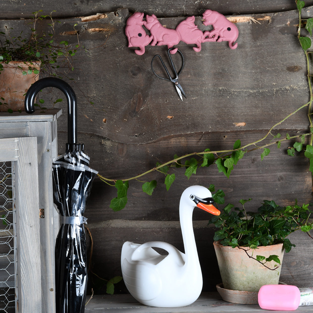 Esschert Design Paraplu Transparant Bos