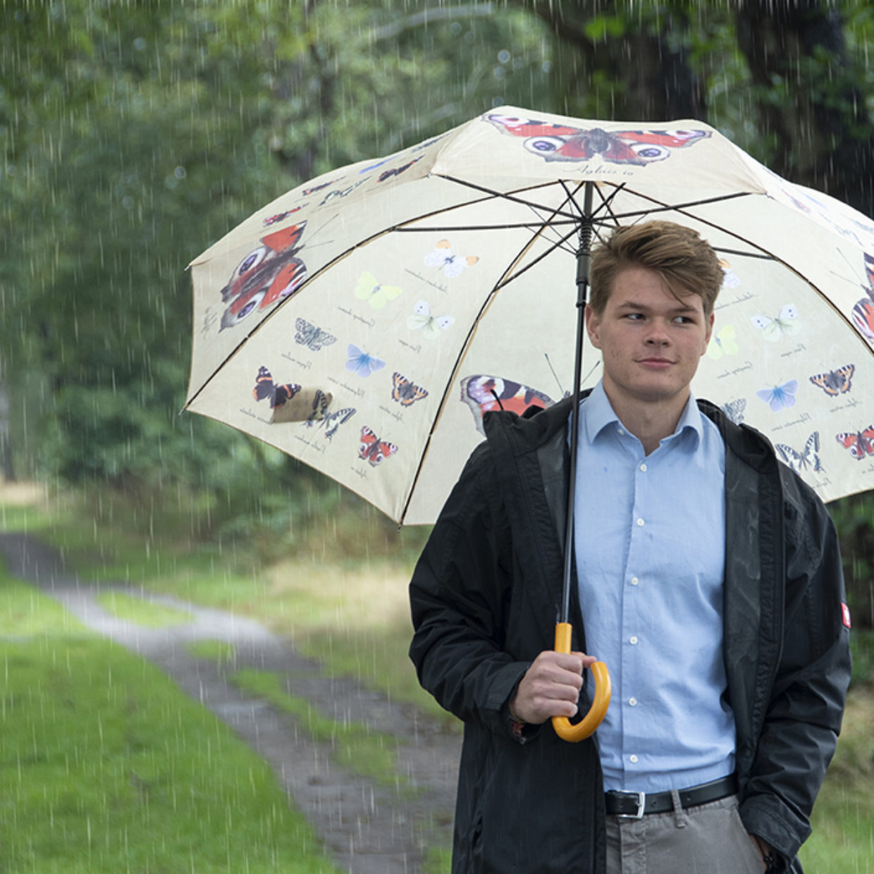 Esschert Design Paraplu Vlinders