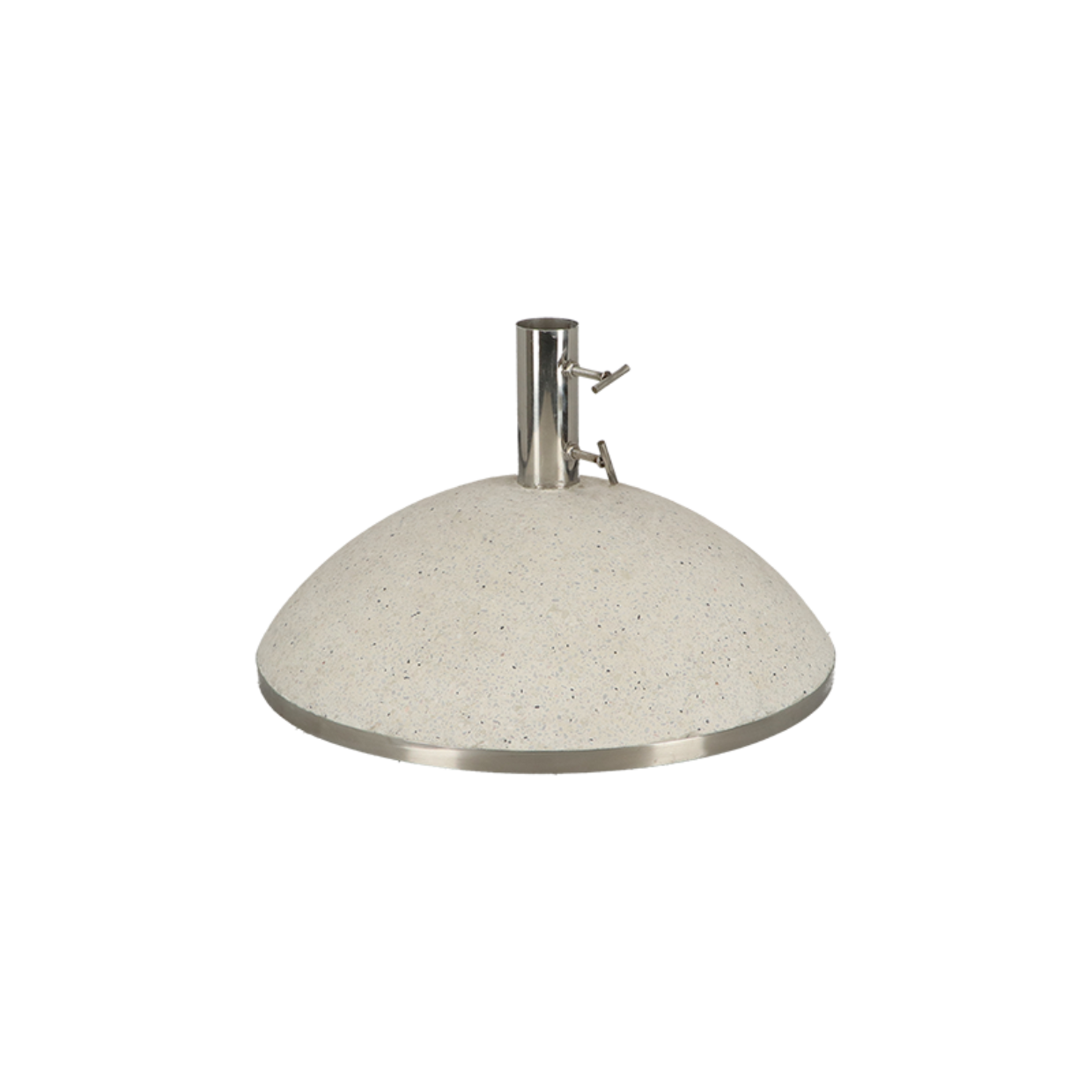 Esschert Design Parasolvoet Granito Wit L