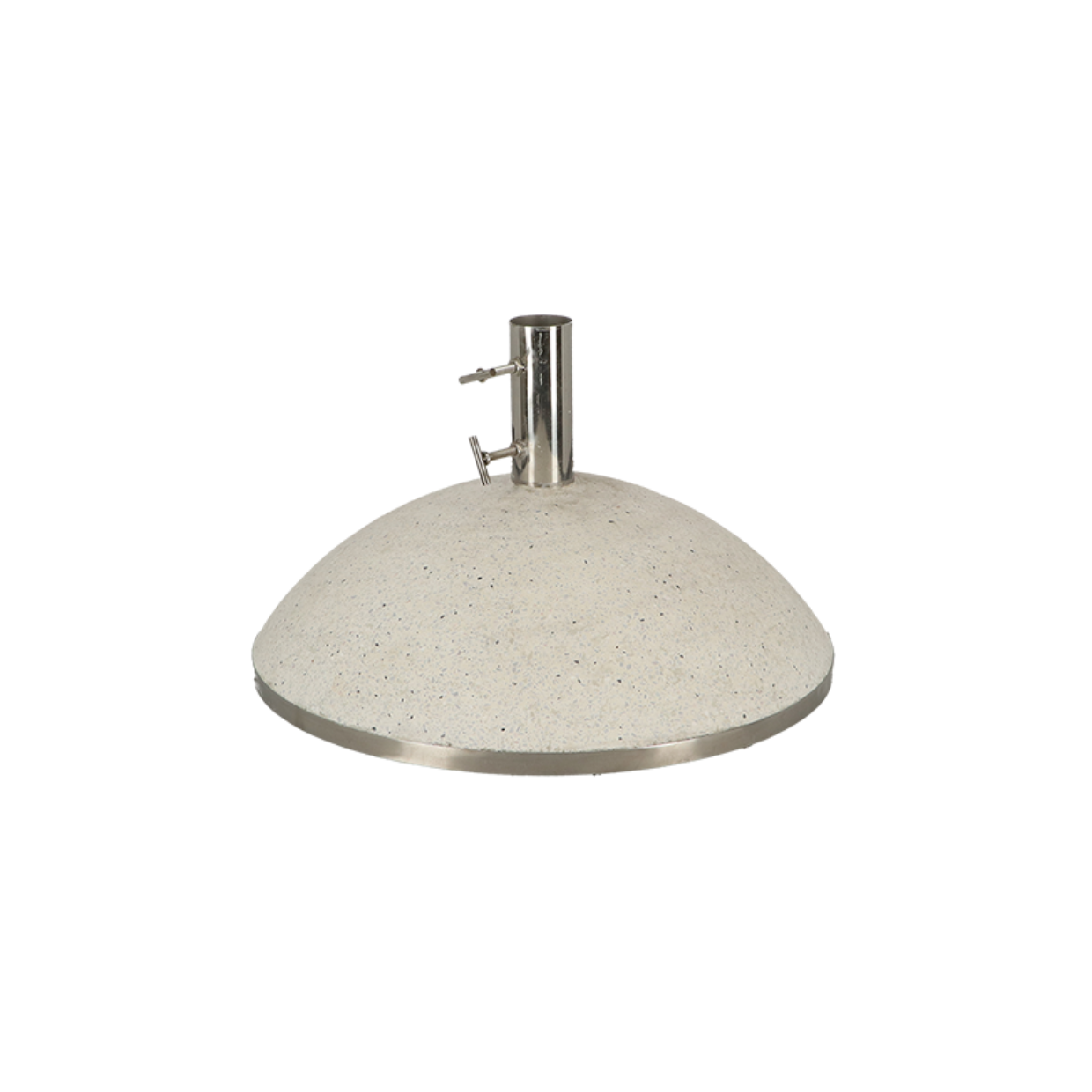 Esschert Design Parasolvoet Granito Wit L