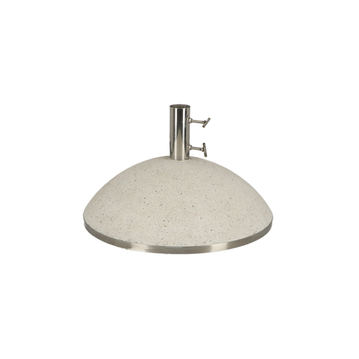 esschert design Parasolvoet granito wit L