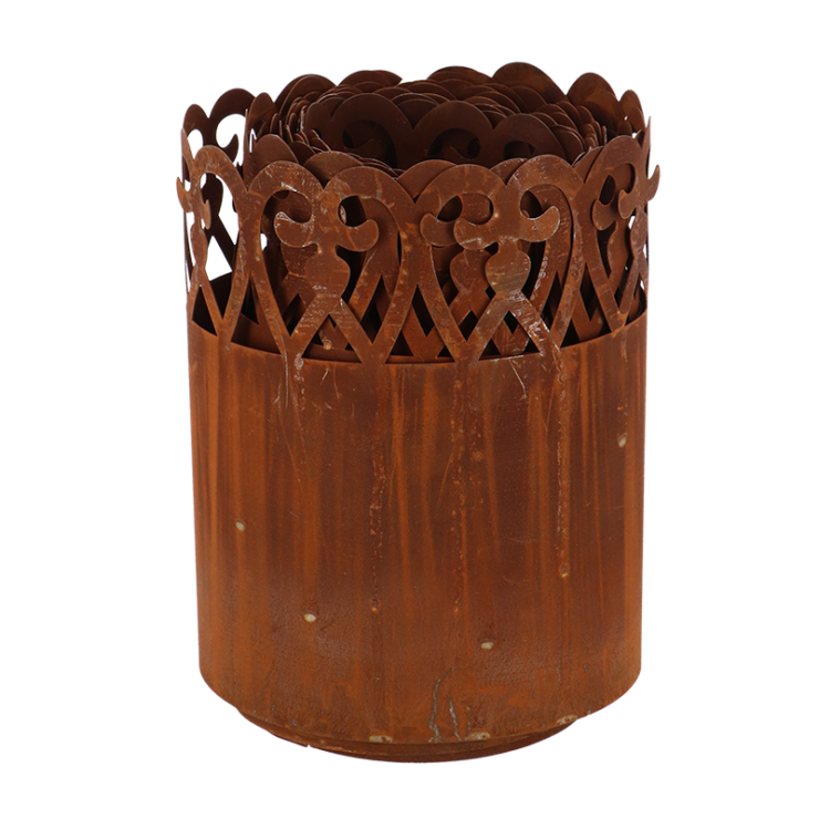 esschert design Perkrand roest krullen opgerold