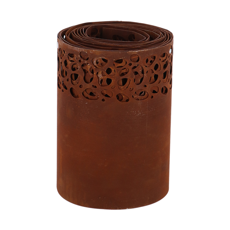 Esschert Design Perkrand Roest Stippen Opgerold