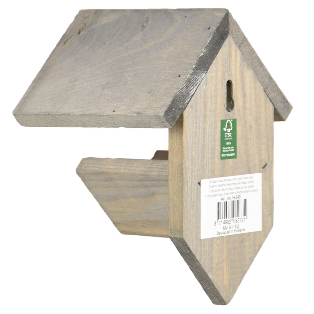 Esschert Design Pindakaashuis Oud Hout