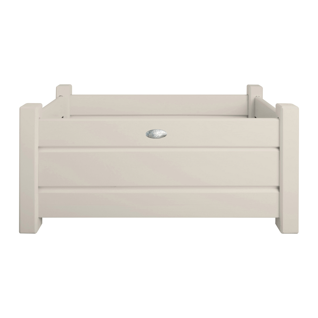 Esschert Design Plantenbak Rechth. Wit Set S/L