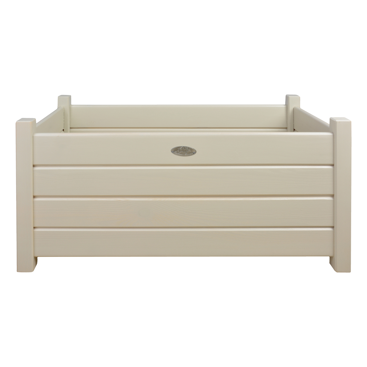 Esschert Design Plantenbak Rechth. Wit Set S/L