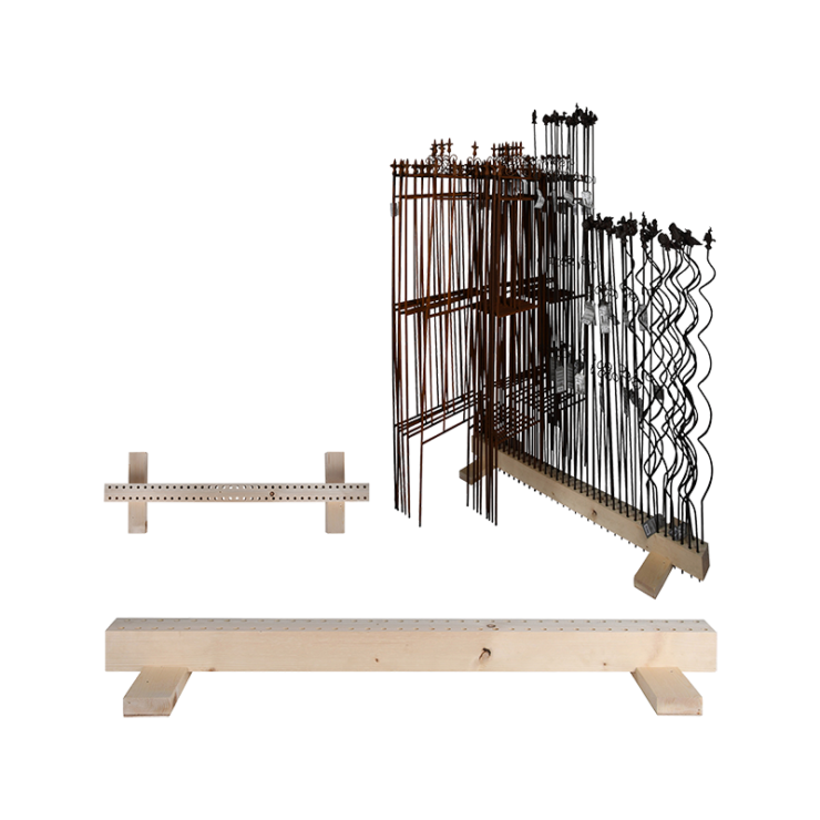 esschert design Plantensteun display hout