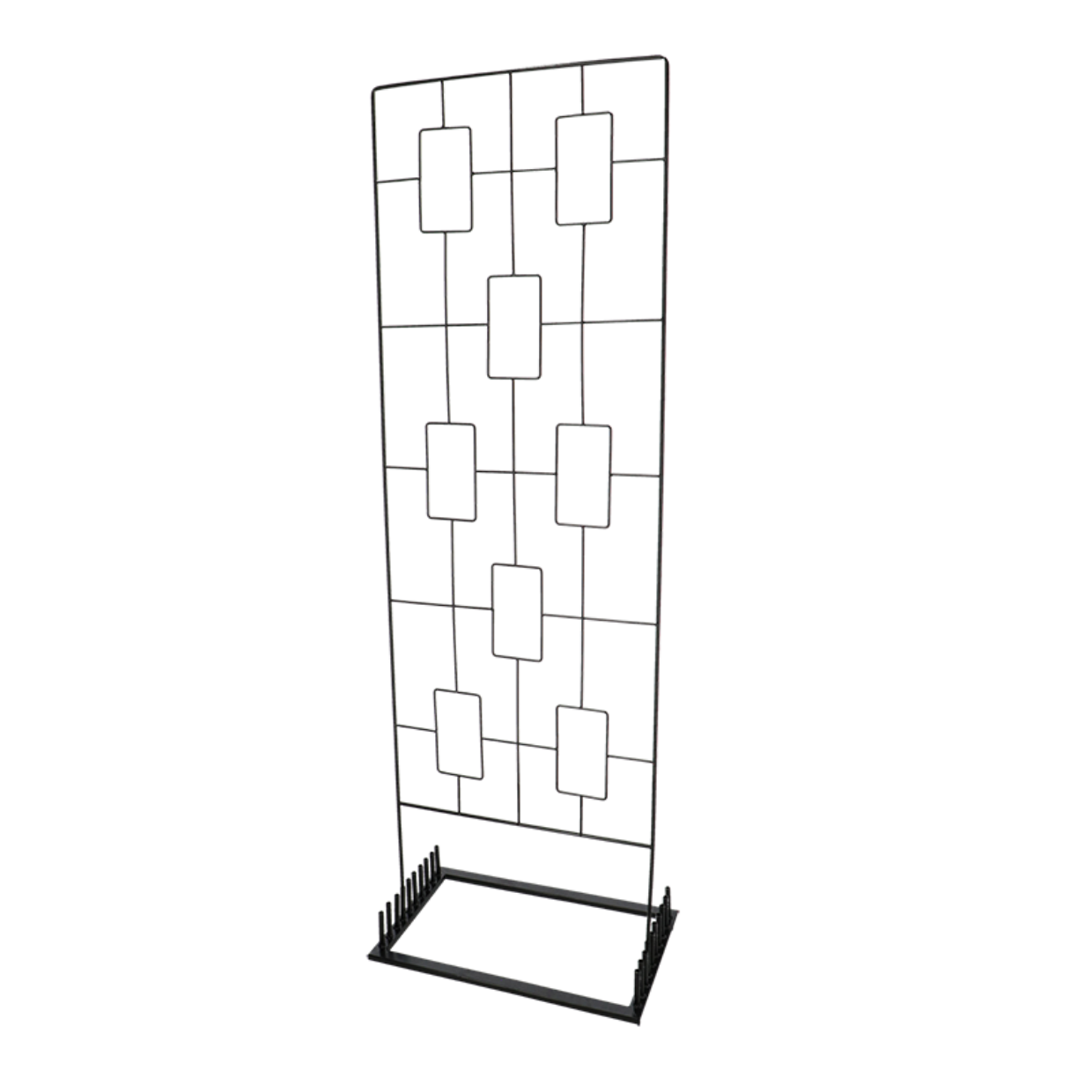 Esschert Design Plantensteun Zwart Geometrisch