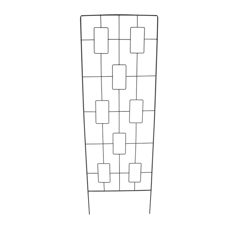 esschert design Plantensteun zwart geometrisch