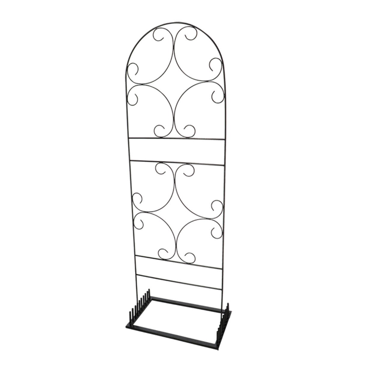 Esschert Design Plantensteun Zwart Krullen