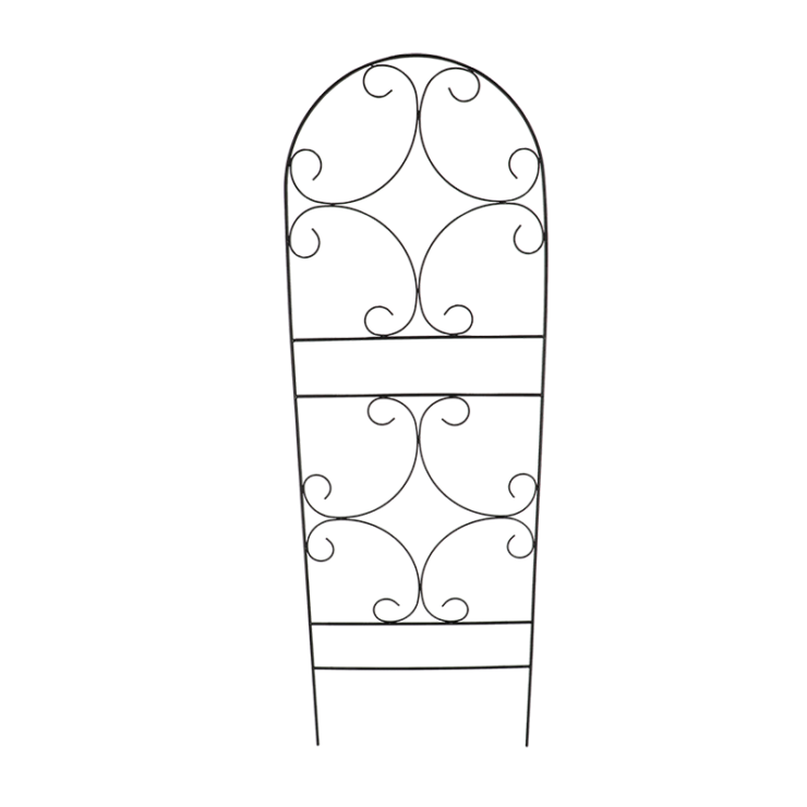 esschert design Plantensteun zwart krullen