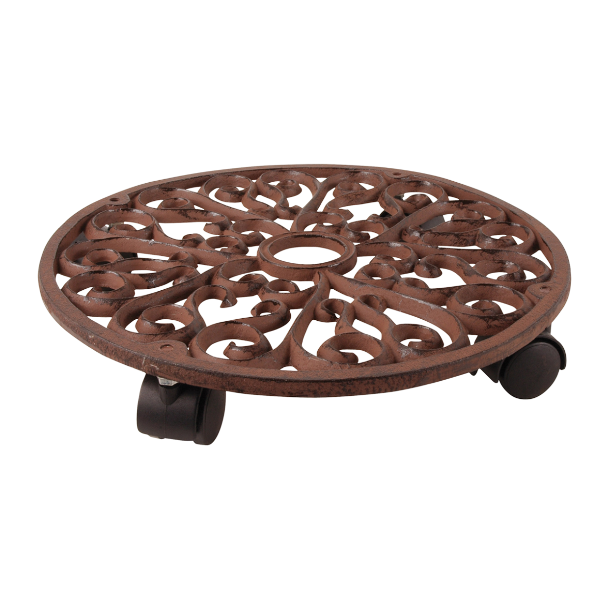 Esschert Design Plantentrolley Rond L