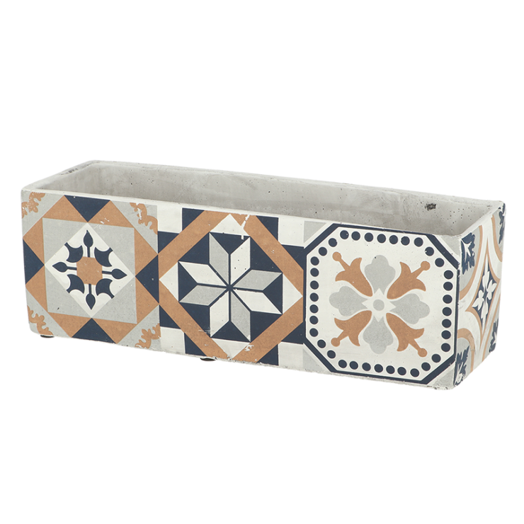 esschert design Portugese tegel bloembak