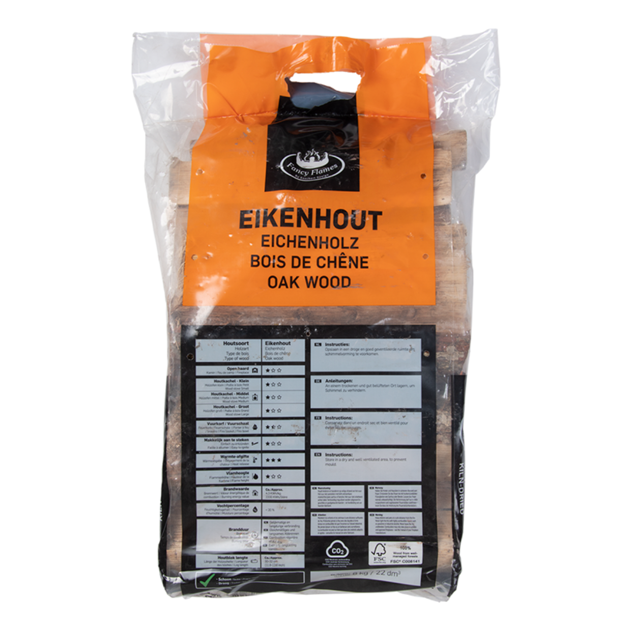 Esschert Design Premium Ovengedroogd Eikenhout