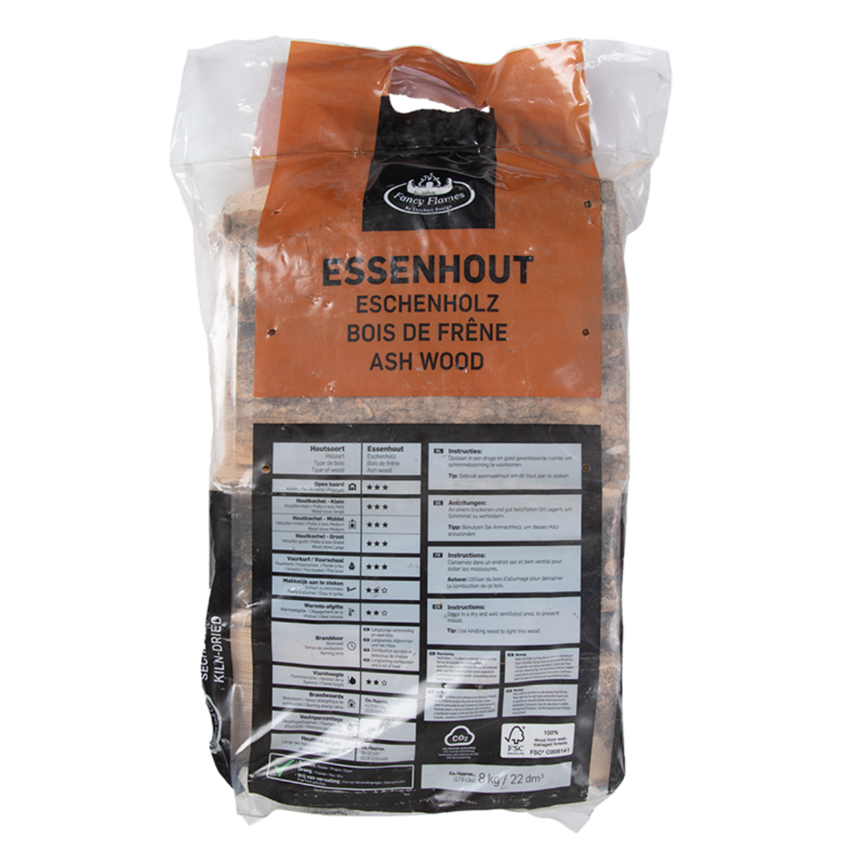 Esschert Design Premium Ovengedroogd Essenhout