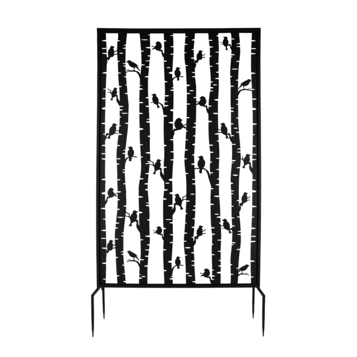 Esschert Design Privacyscherm Met Vogelontwerp