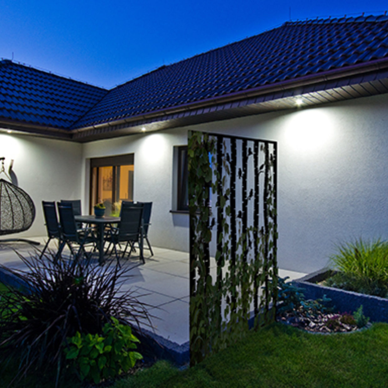 Esschert Design Privacyscherm Met Vogelontwerp