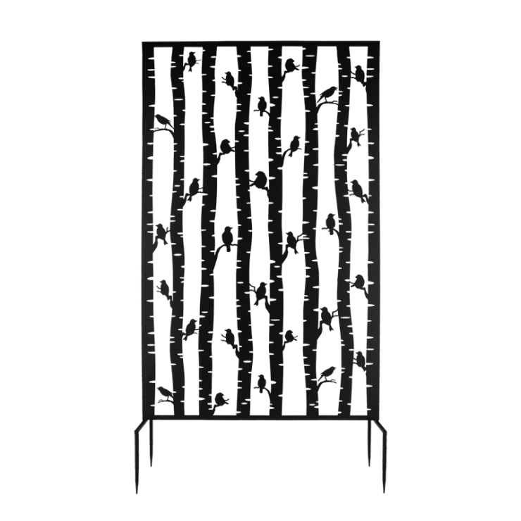 esschert design Privacyscherm met vogelontwerp