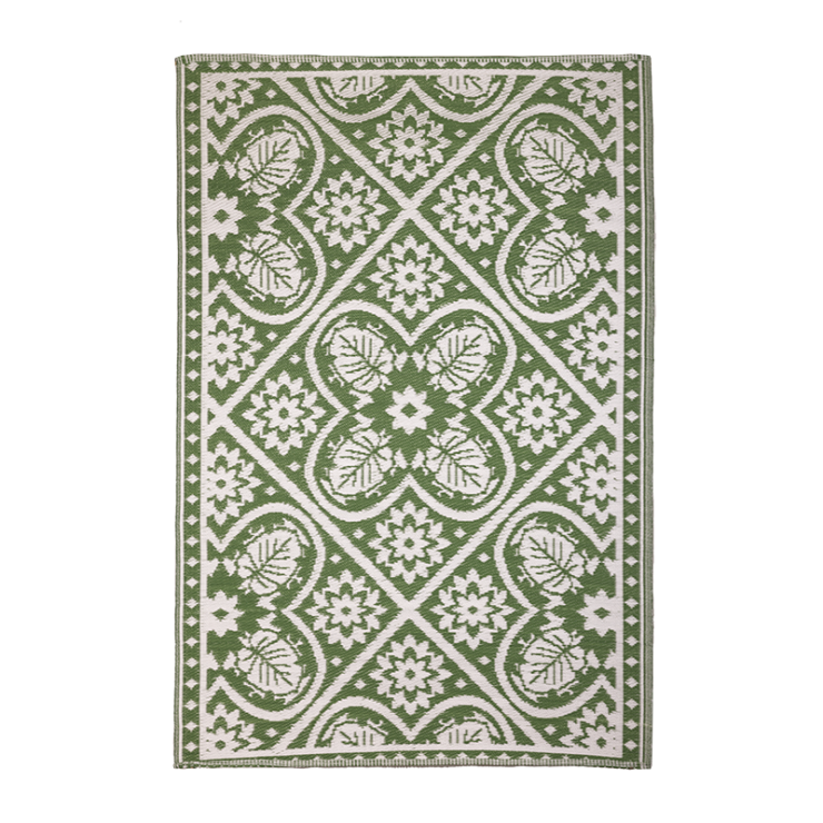 esschert design Rechthoekig tuintapijt bladeren