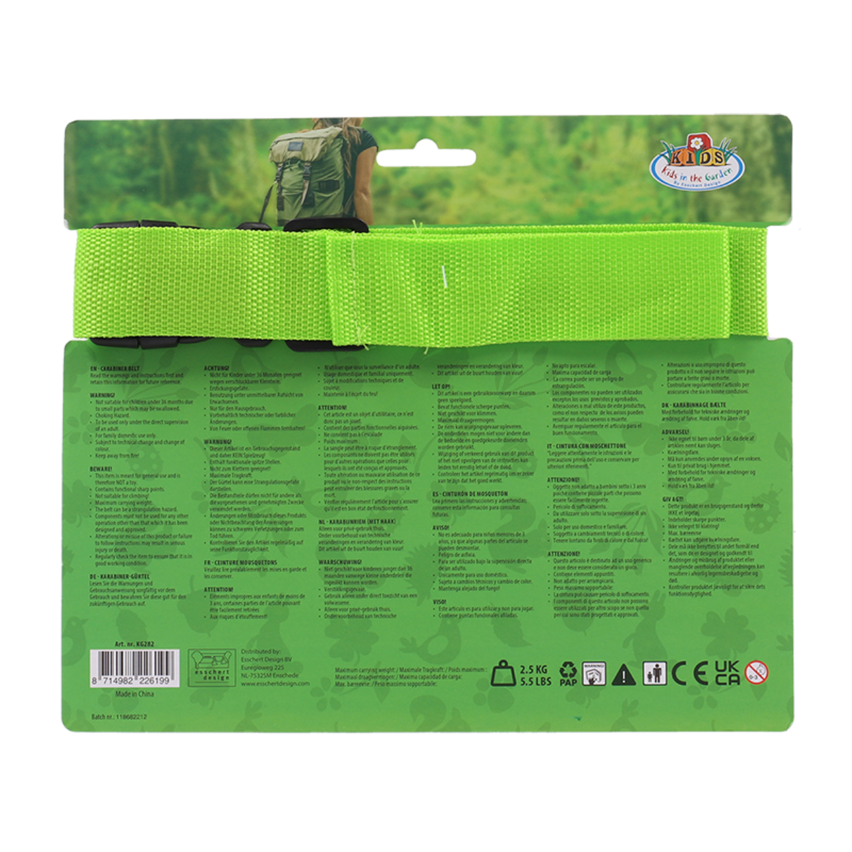 Esschert Design Riem Voor Karabijnhaken